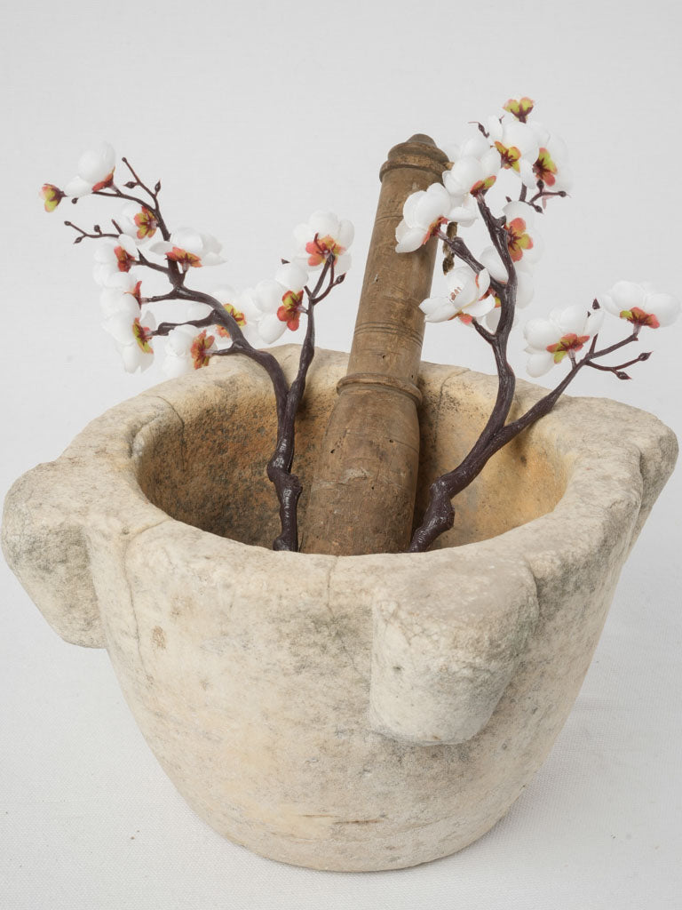 Vintage wooden pestle set