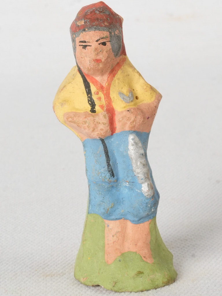 Antique terracotta Provençal villager figure