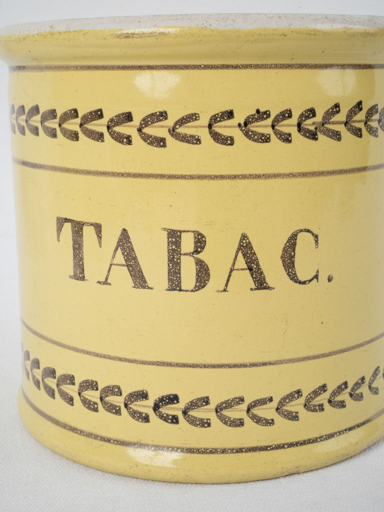 Dainty vintage French Tabac pot