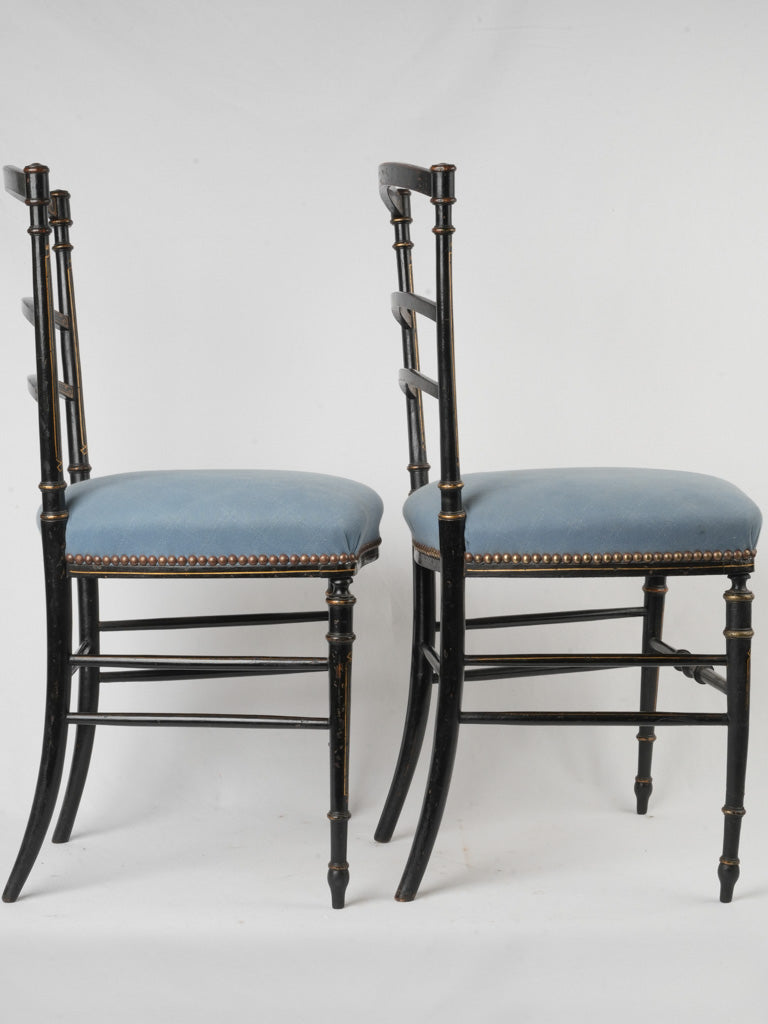 Sophisticated ornate bespoke Napoleon seats