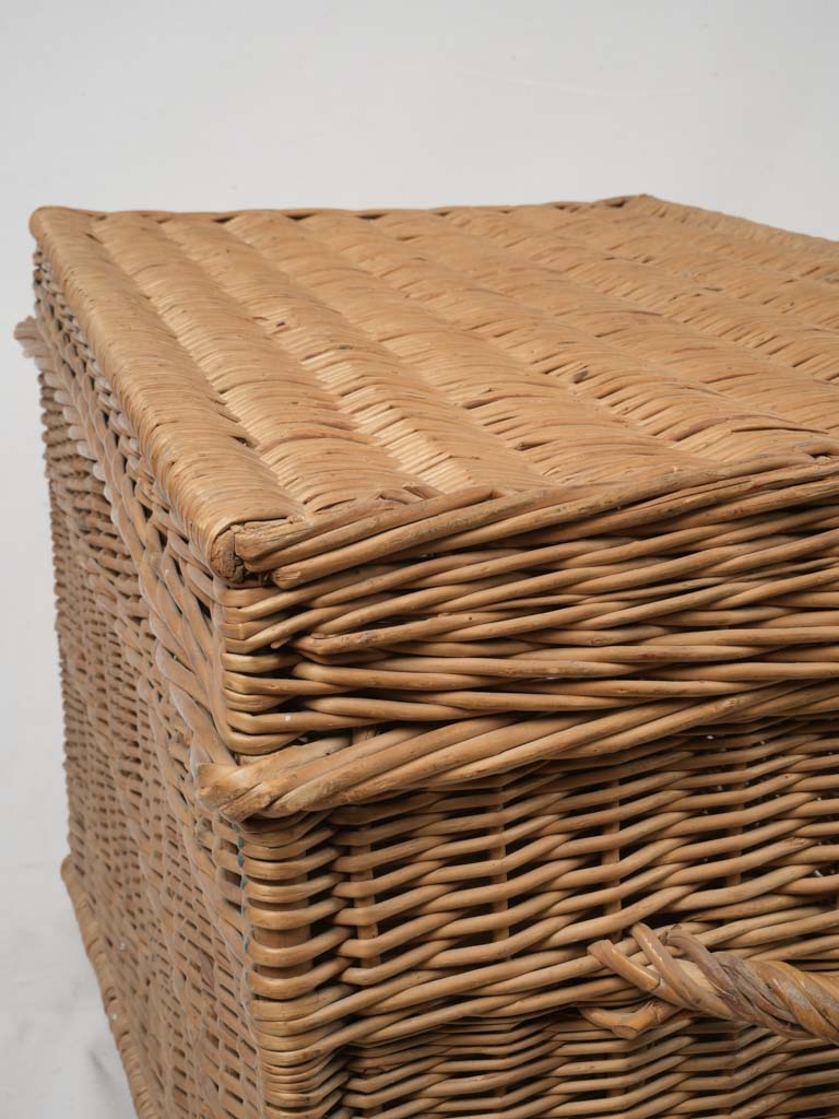 Timeless handcrafted wicker chest  