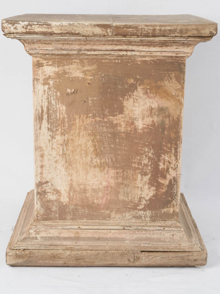 Timeless antique art display pedestals