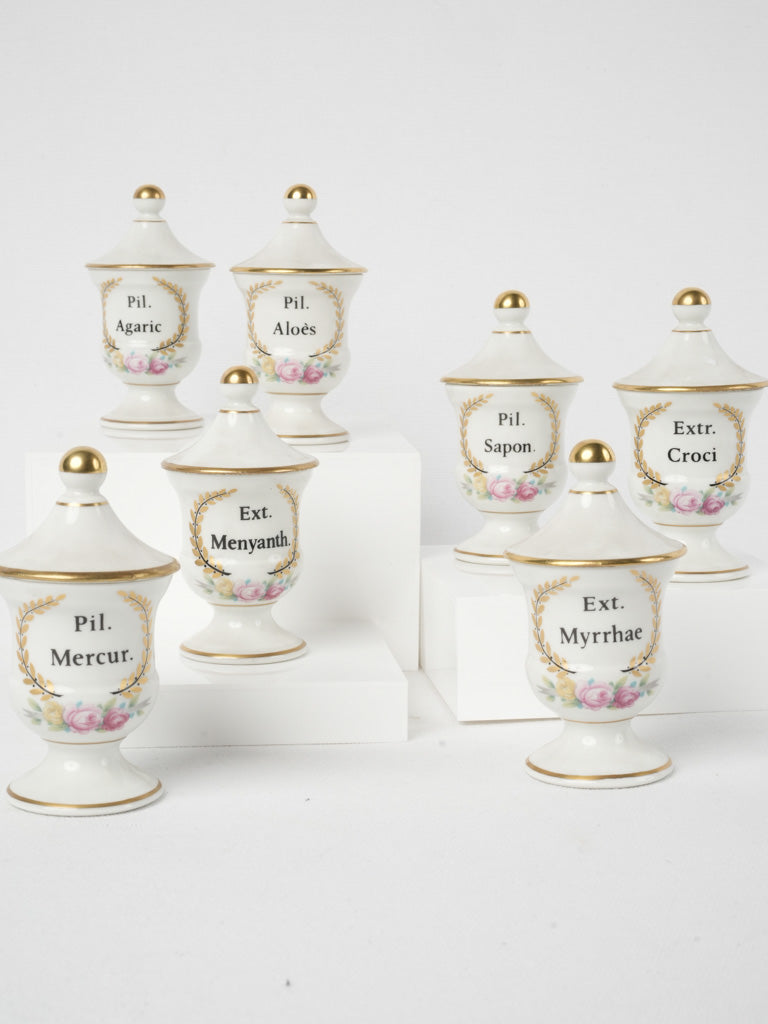 Custom-made Parisian perfume house jars