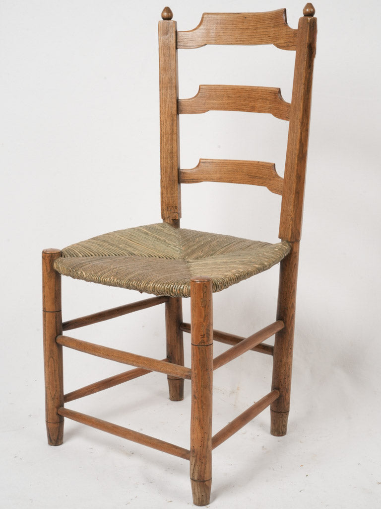 Charming rustic chestnut kitchen chair