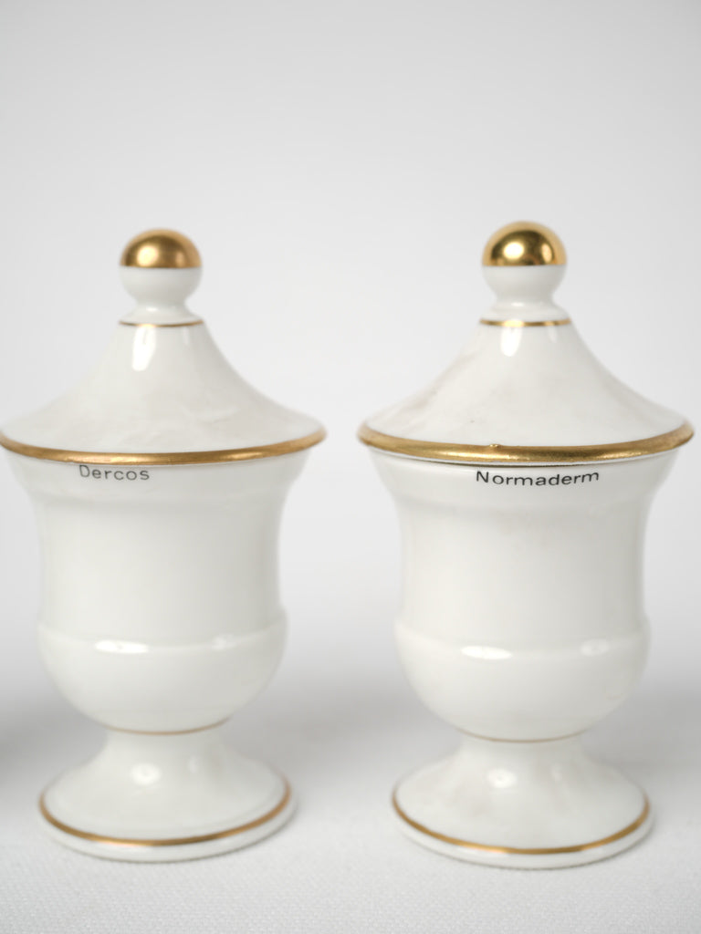 Charming Parisian custom-made apothecary jars