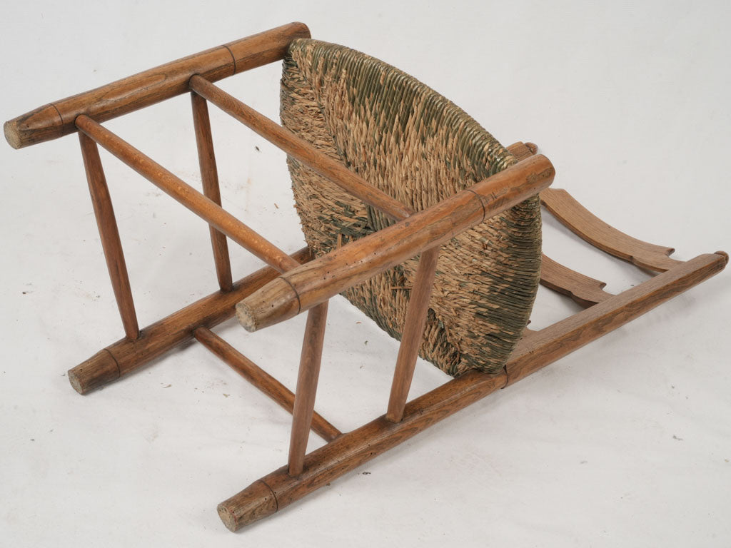 Simple handcrafted provincial kitchen chair