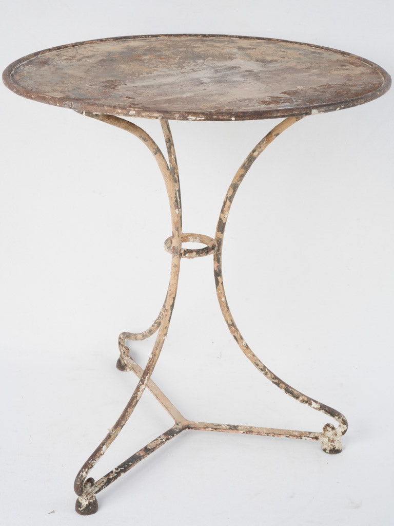 Vintage Rustic French Iron Garden Table