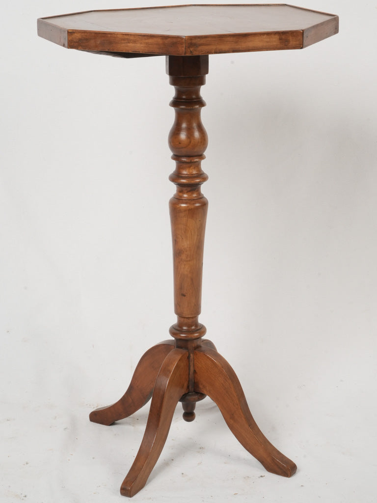 Antique French walnut guéridon