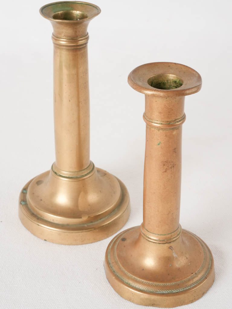 Timeless brass candlesticks with character