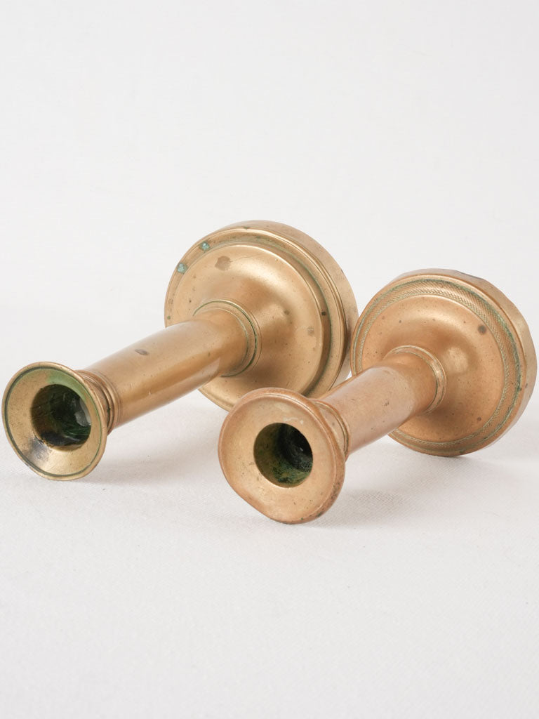 Distinctive brass French table accessories