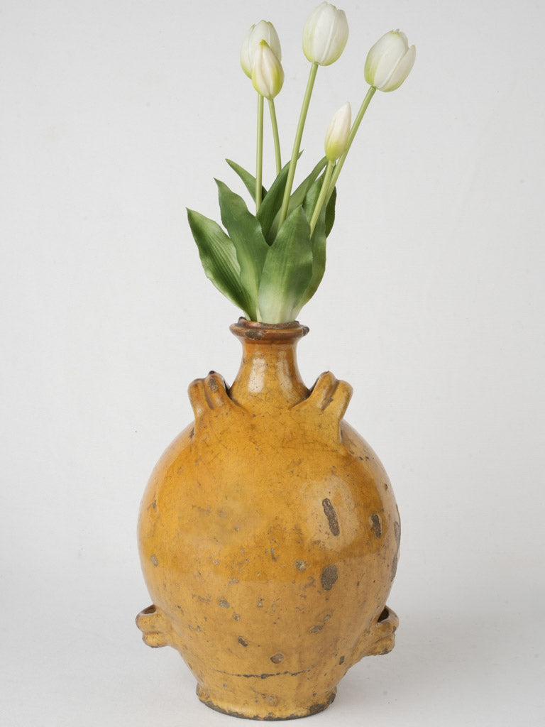 Rare ocher-glazed conscience jug