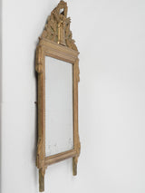 Classic, sage-green Louis XVI mirror