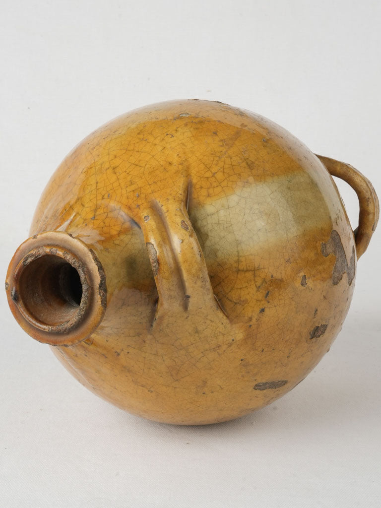 Unique cracked glazed jug