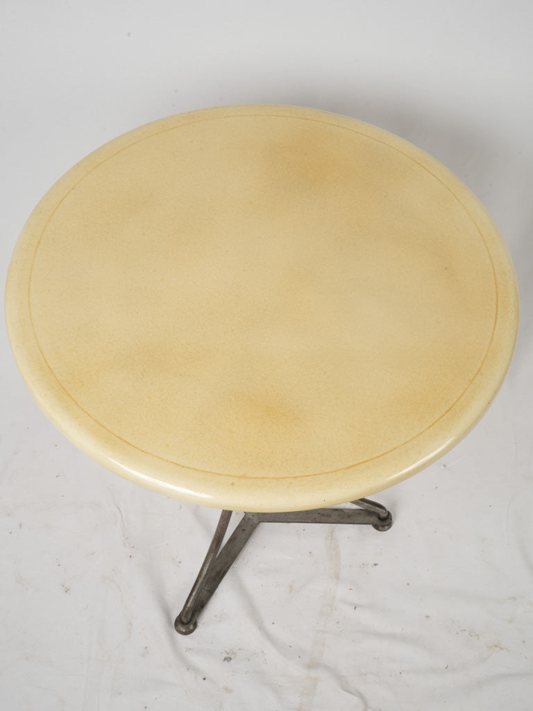 Elegant ceramic-topped table