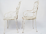 Rustic, early-twentieth century patio chairs