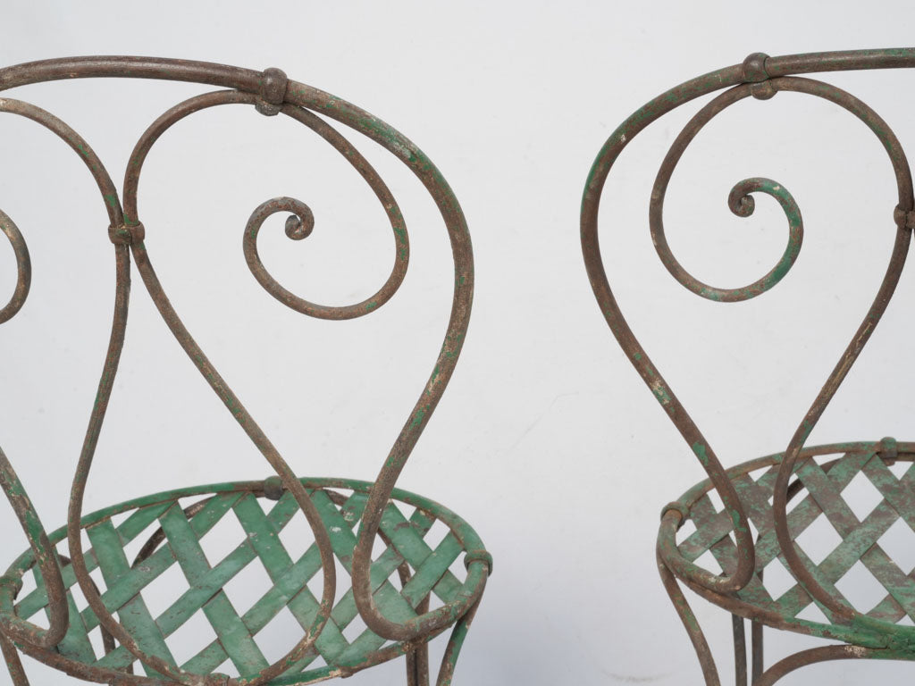 Rare vintage garden chairs