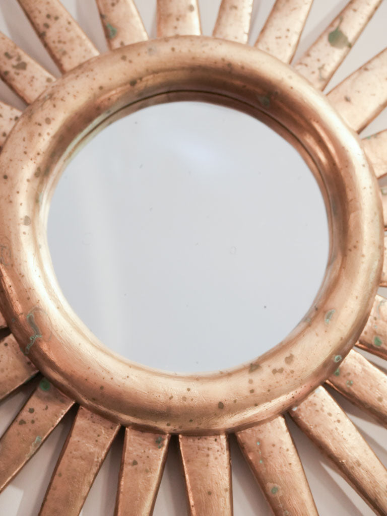 Extraordinary vintage sunburst mirrors