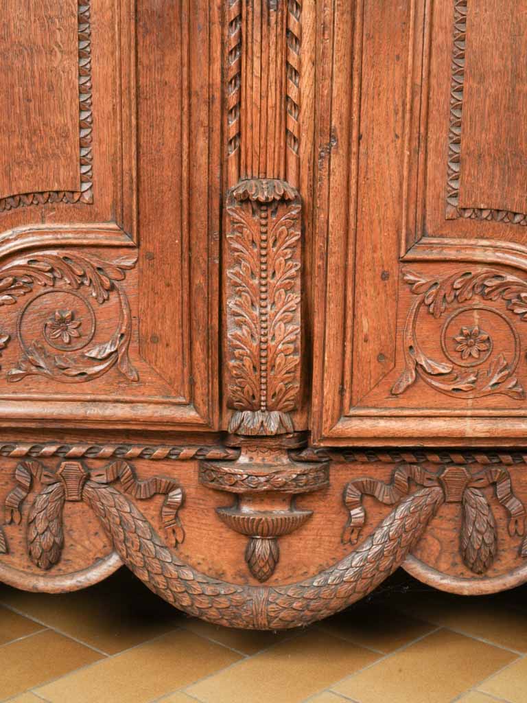 Classic oak-paneled cabinet