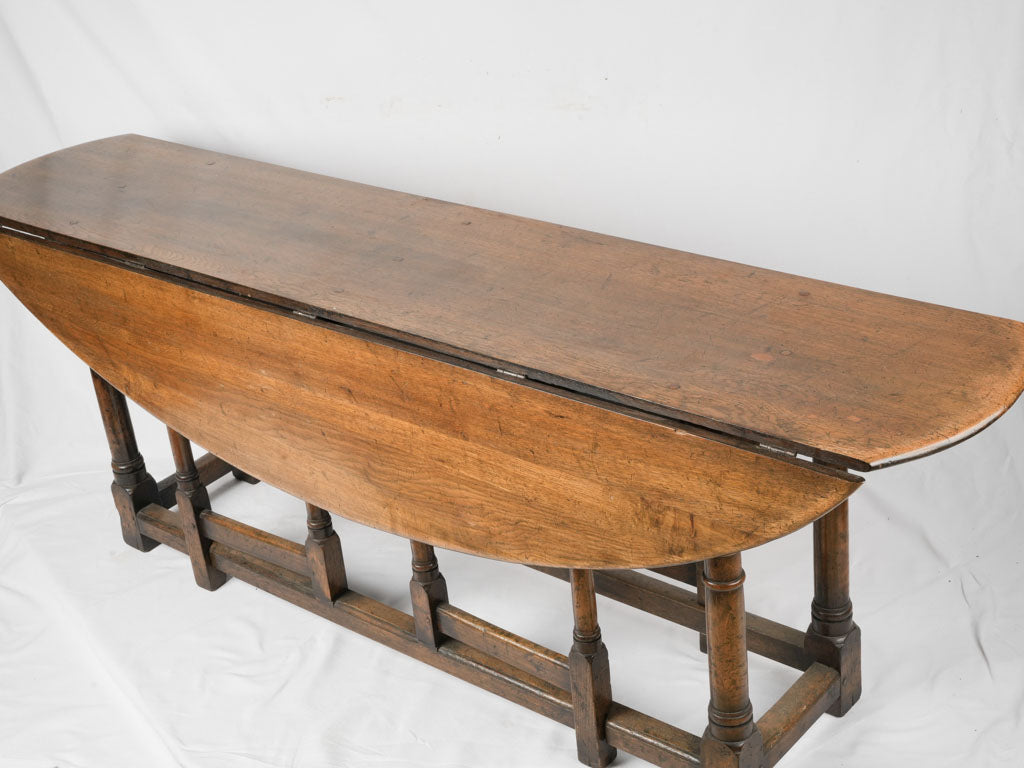 Rare Large Gateleg Table from 19th Century