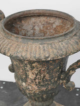  Timeless, detailed, black Medici cast iron urn