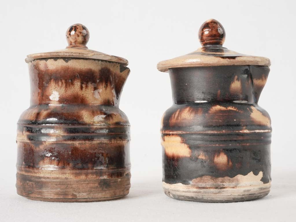 Handcrafted Vallauris small coffee pots