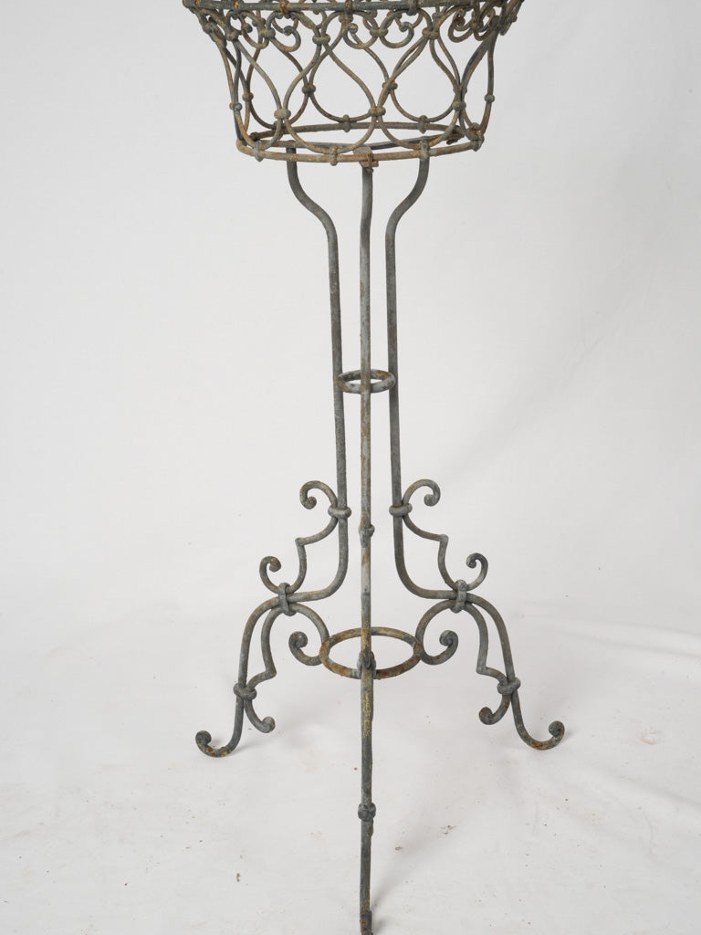 Rustic 1930s French plant display stand