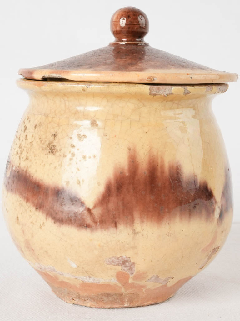 Rustic antique pottery, honey storage