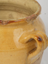 Well-proportioned weathered rustic confit pot