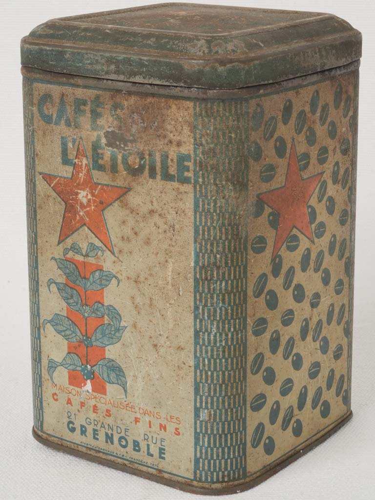 Vintage 1940s French advertising tin  