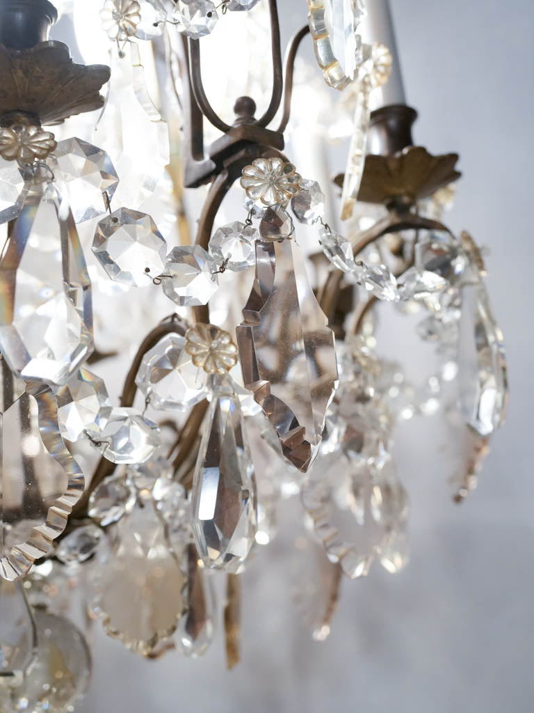 Exquisite early-twentieth century crystal chandelier