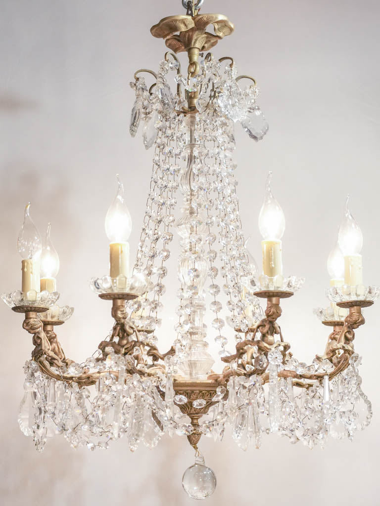 Exquisite 19th Century Crystal Chandelier