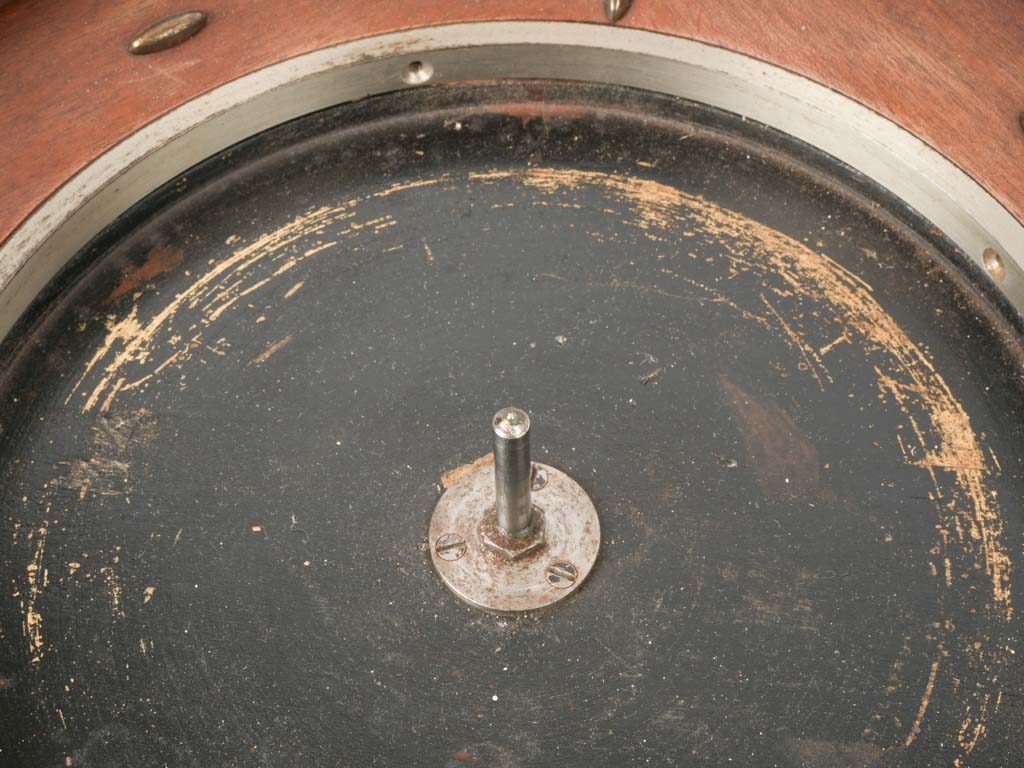 Vintage, age-worn, classic roulette spin wheel