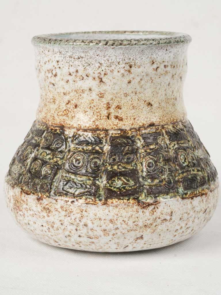 Earthy-toned small vase