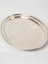 Timeless silverware oval serving tray