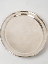 Classic antique silver-plated oval platter