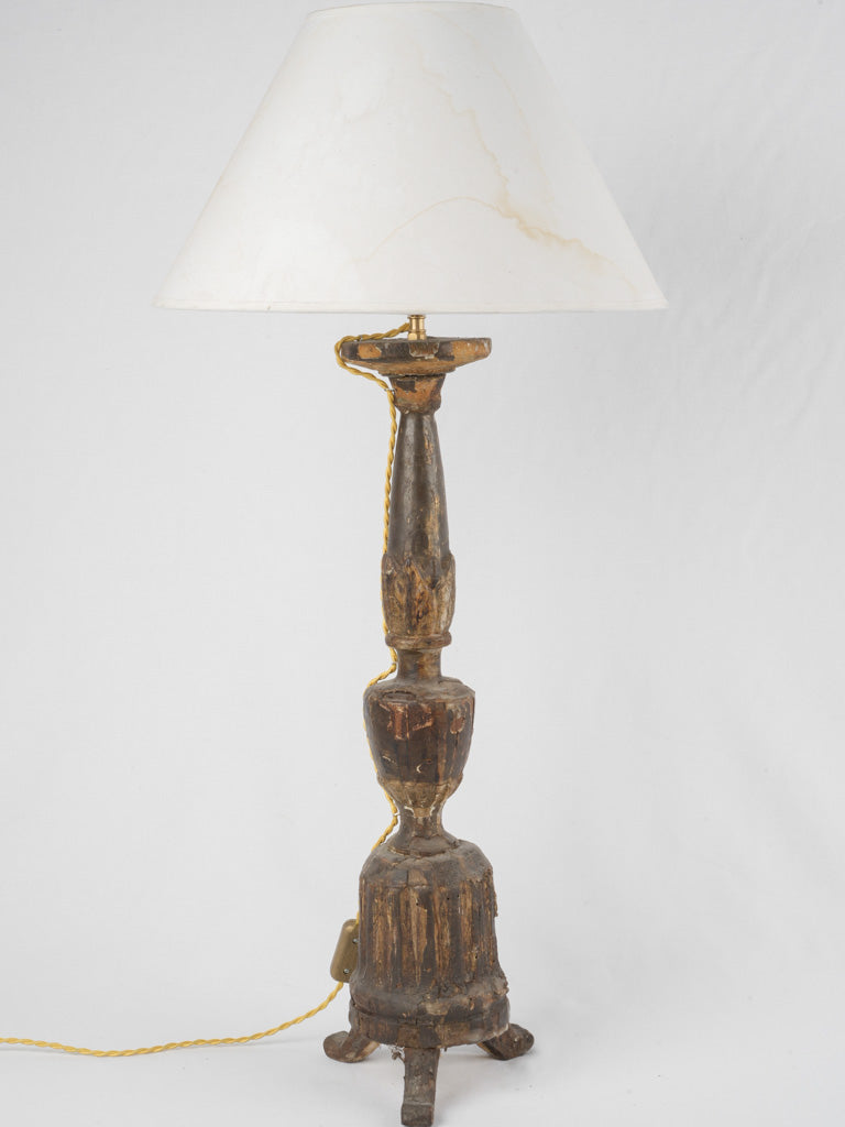 Vintage patina-finished altar light