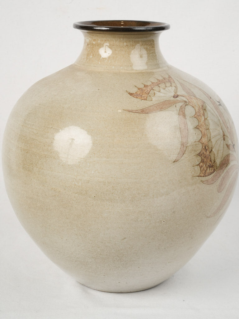 Large rounded form vase