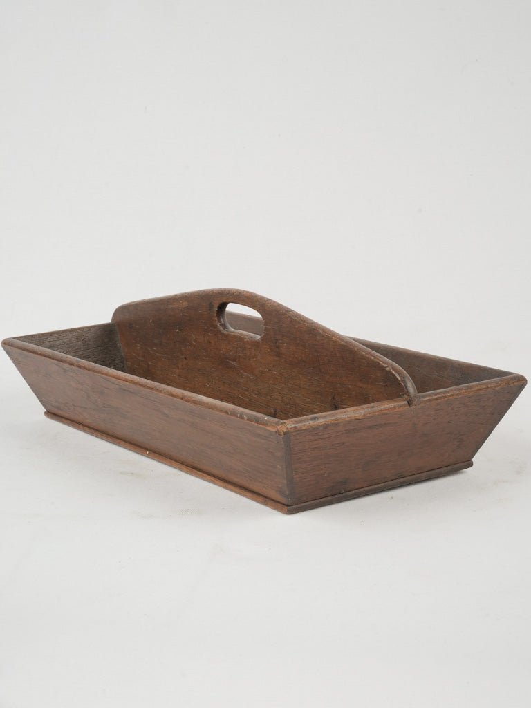 Vintage, charming, walnut cutlery tray