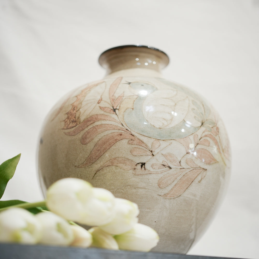 Signature style terracotta vase