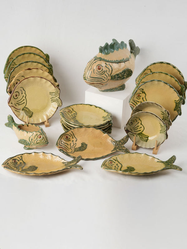 Vintage ceramic dinnerware set