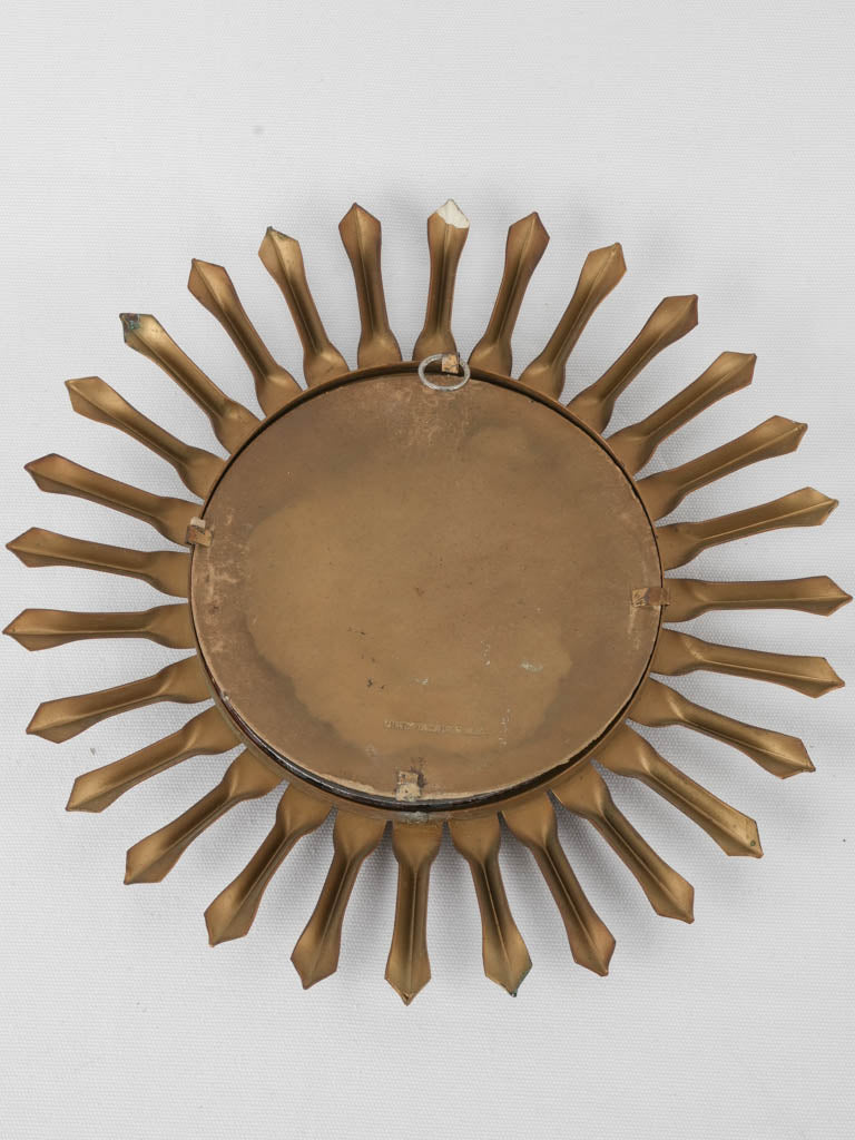 Collectible 1970s Chaty Vallauris sunburst mirror