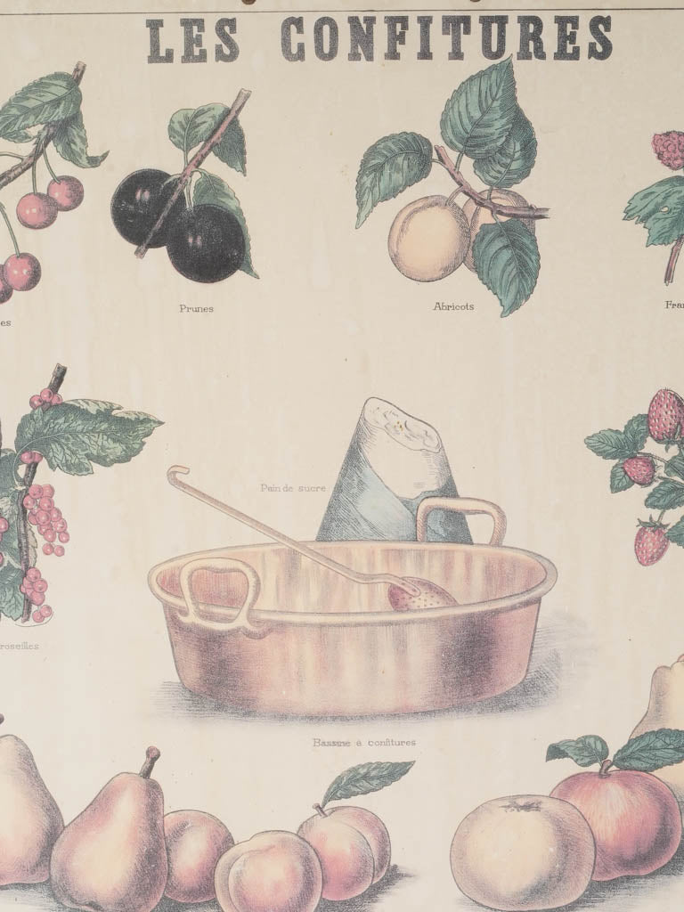 Detailed traditional fruit jam illustration