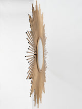 Very large vintage sunburst mirror 39½"