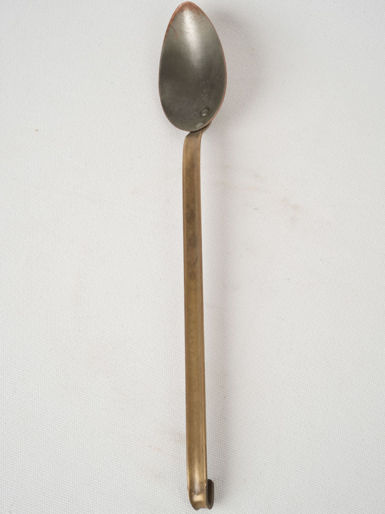 Traditional, authentic 19th-century French cooking spoon