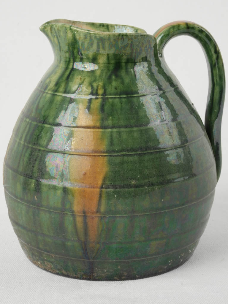 Artisanal Vibrant Glazed Jug