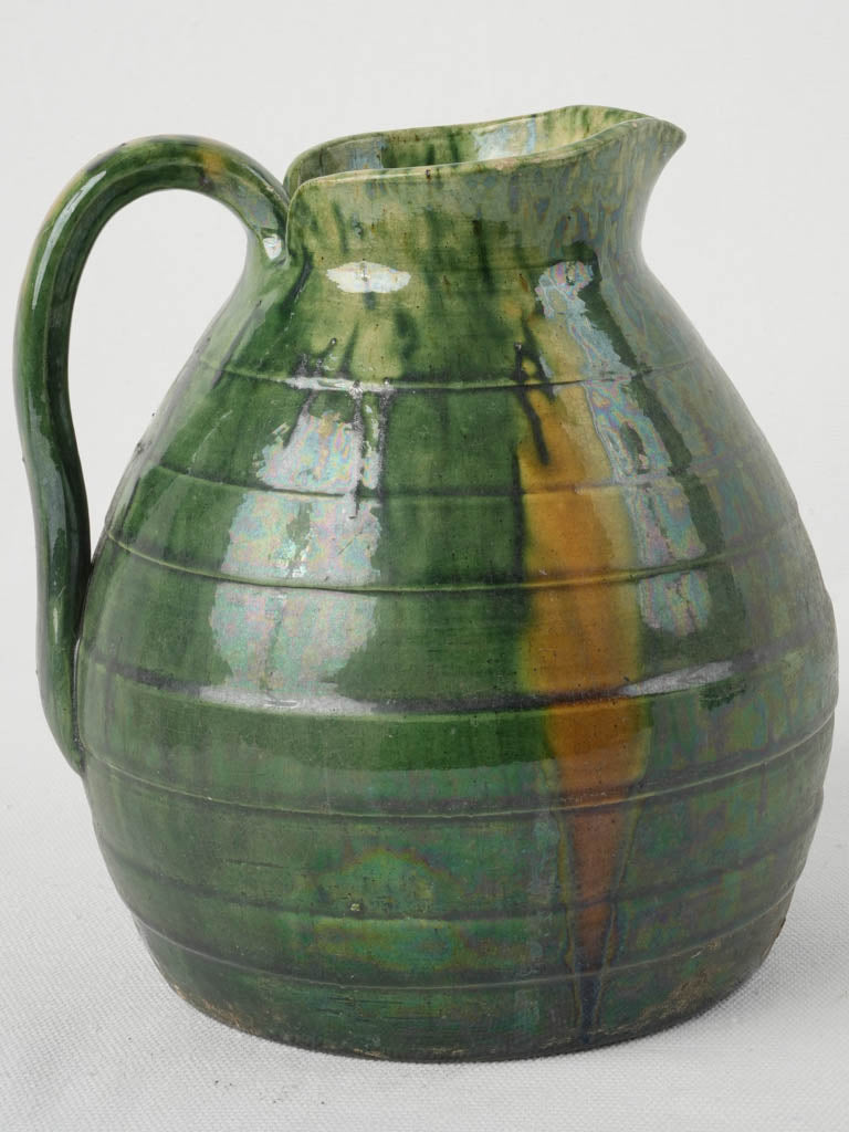 Compact Biot Pottery Jug