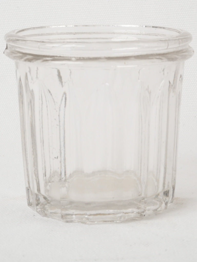 Charming, rustic blown-glass jar