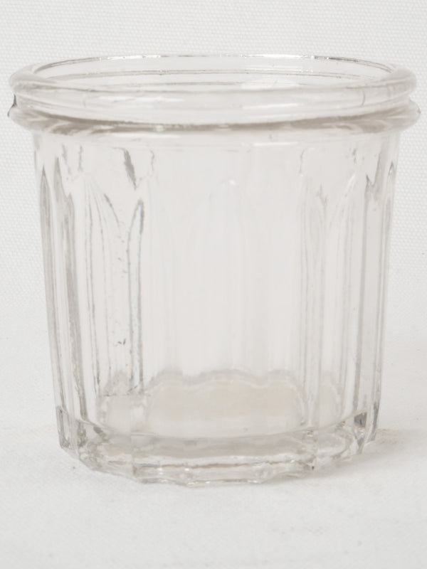 Charming, rustic blown-glass jar