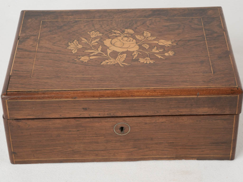 Functional, decorative, Napoleon III wooden box