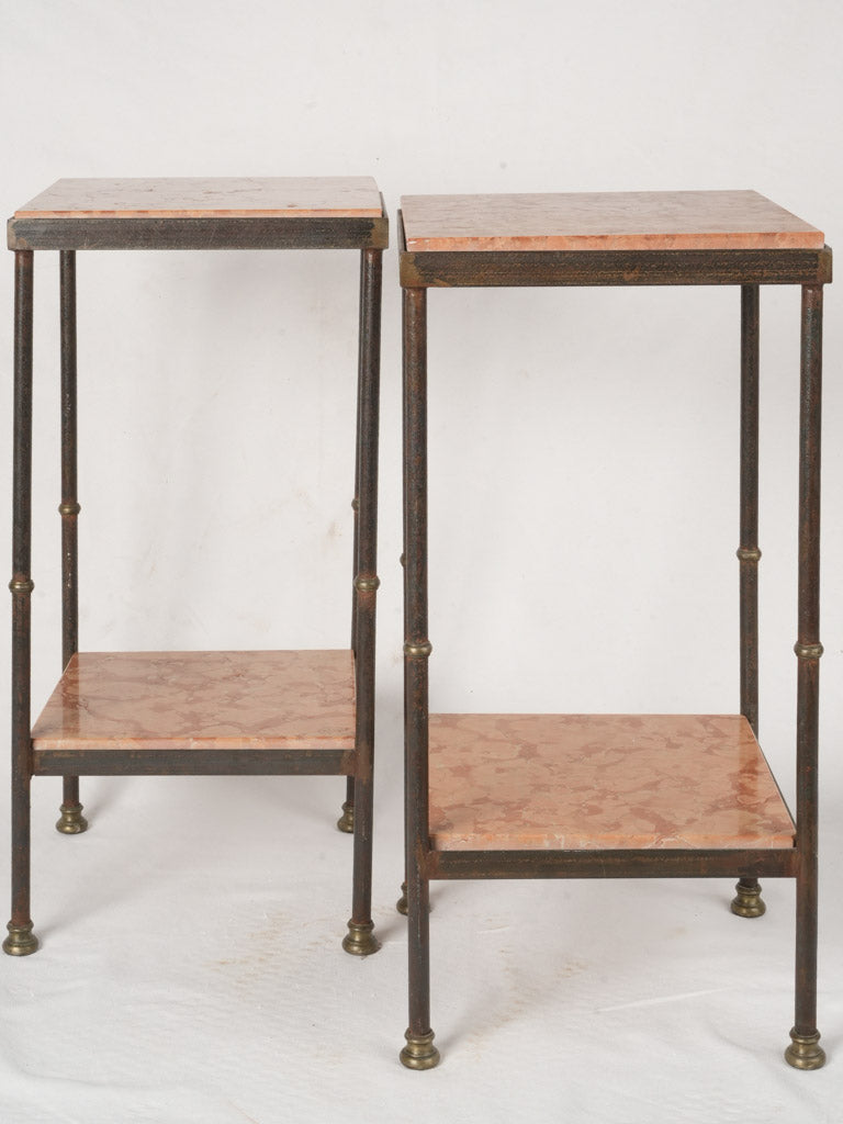 Vintage elegant pedestal tables  